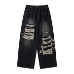 Design Sense Distressed Jeans Men's Trendy Hip-hop Retro - Image 3