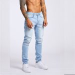 Men's Fashion Casual Slim Fit High Waist Jeans - Image 3
