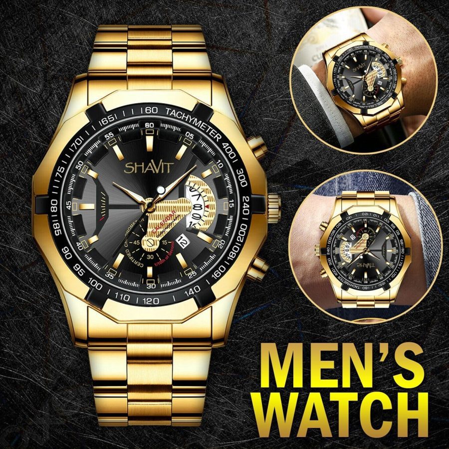 Men's Watch Relojes De Hombre Stainless Steel Quartz Luminous Classic Watches - Image 6