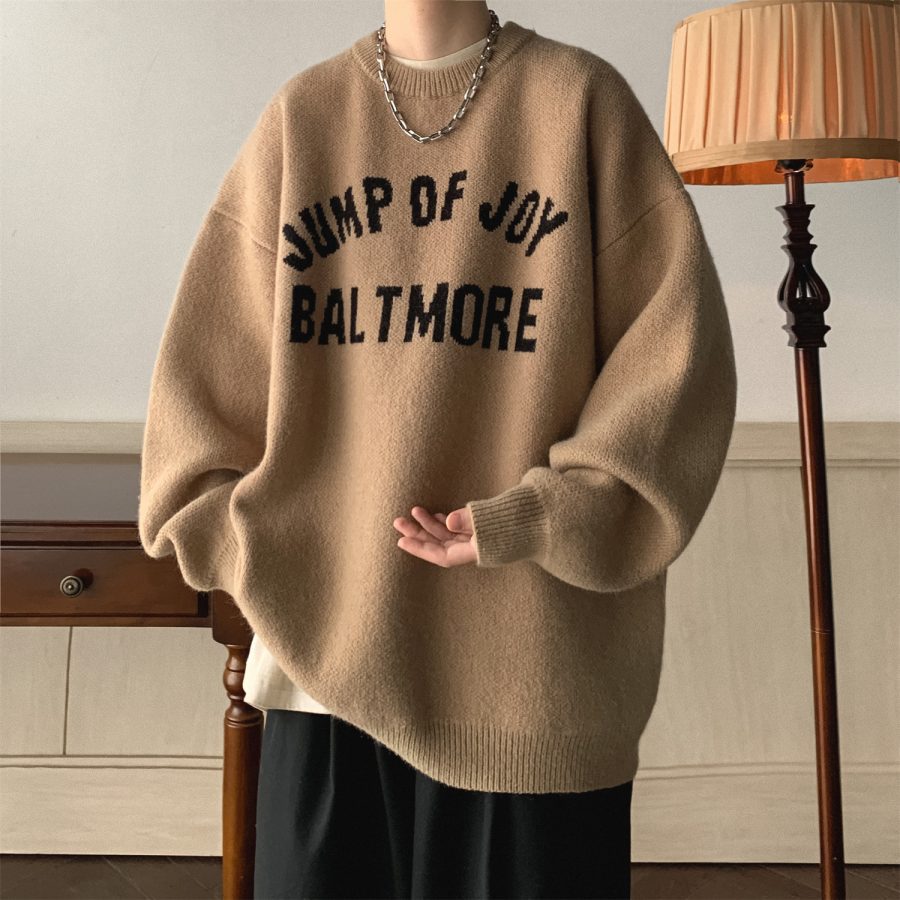 Sweater Men's Thick Trendy Brand Sweater - Image 2