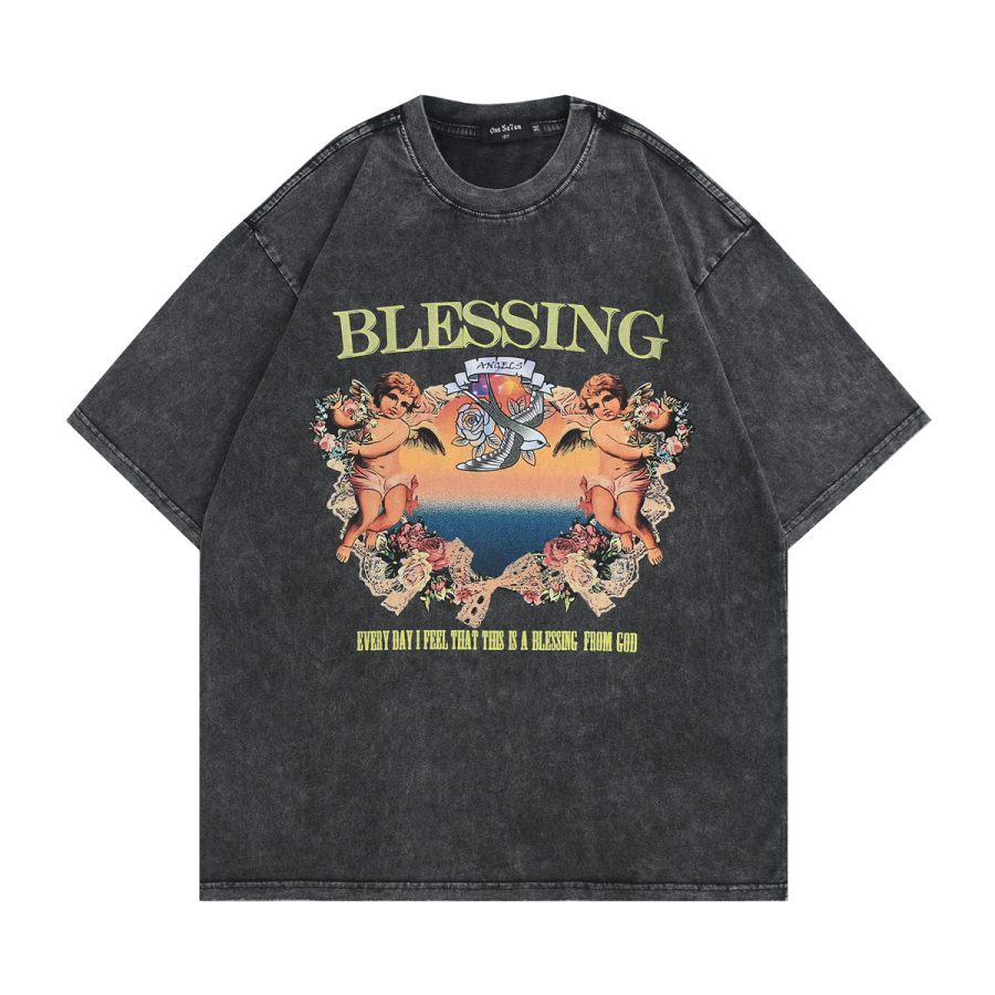 Printed Short-sleeved T-shirt For Men - Image 4