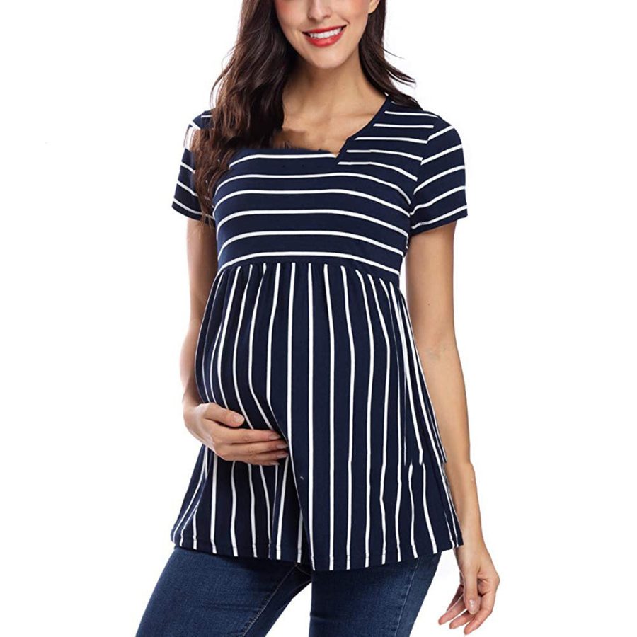 Pregnant Women Breastfeeding Polyester T-shirt - Image 2