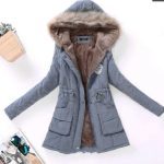 Hooded Winter Jacket Women Fashion Warm Coats Ladies Tops - Image 2