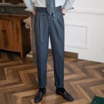 Men's Straight Pants Casual High Waist - Image 8