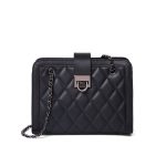 Women's Crossbody Underarm Genuine Leather Chain Small Square Bag - Image 2