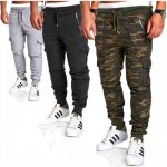 Sports Pants Striped Pleated Casual Men - Image 2