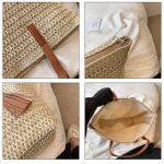 High-grade Large-capacity Woven Shoulder Bag For Women - Image 3