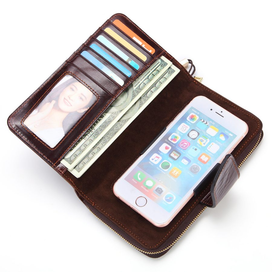 Women's Fashion Long Multi-functional Leather Wallet - Image 4