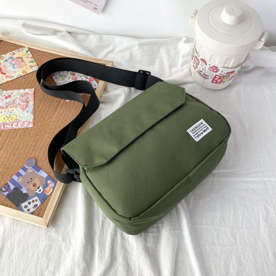Ins Messenger Bags Women Men Crossbody Shoulder Bag Casual Couple Small Flap Bag - Image 9