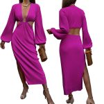 Autumn Fashion Pressed Pleated Waistless Women's Dresses - Image 8