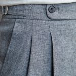 Men's High Waisted Straight Leg Gray Casual Pants - Image 4