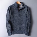 Loose Knit Coat Plush Men's Zipper Sweater - Image 6