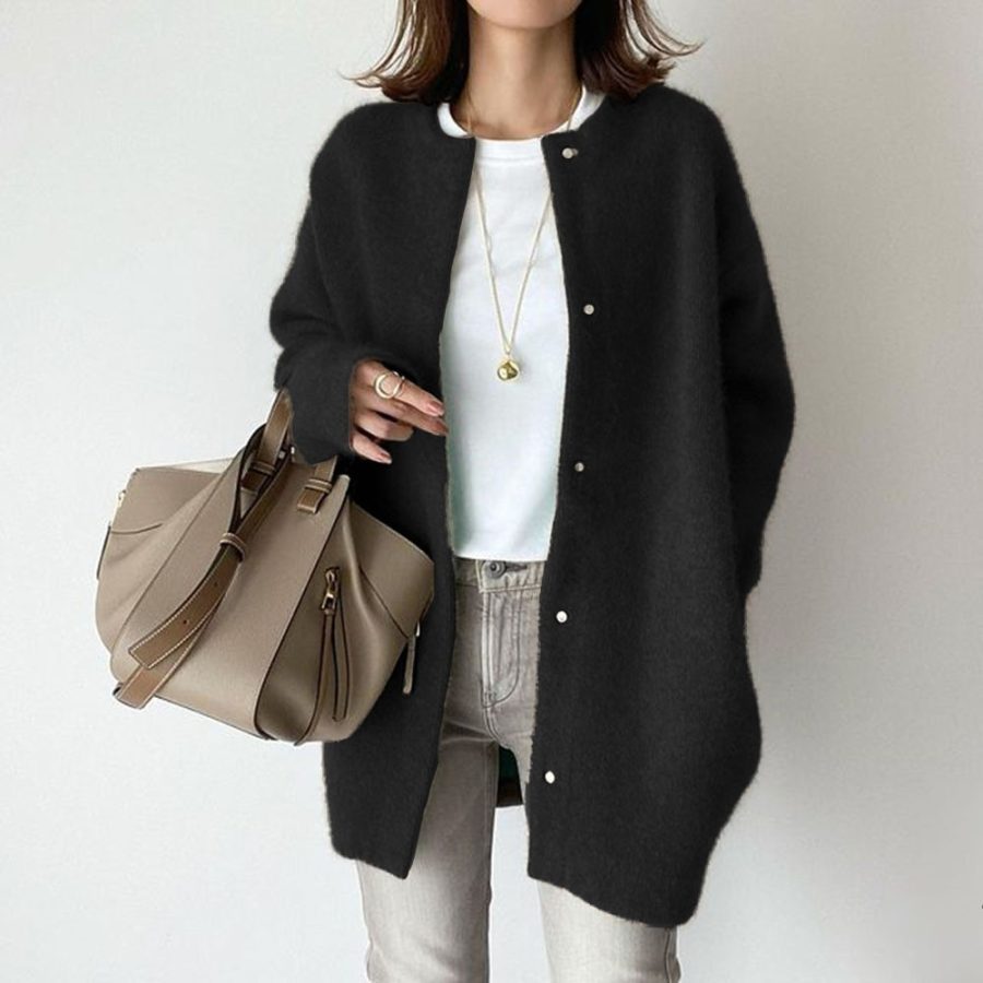 Knitted Jacket Slimming Sense Of Design Niche Loose - Image 3