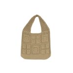 All-matching Solid Color Knitted Shoulder Bag - Image 6