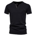 Sports T-shirt Slim Cotton Pocket Men - Image 6