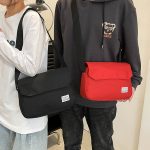 Ins Messenger Bags Women Men Crossbody Shoulder Bag Casual Couple Small Flap Bag - Image 2