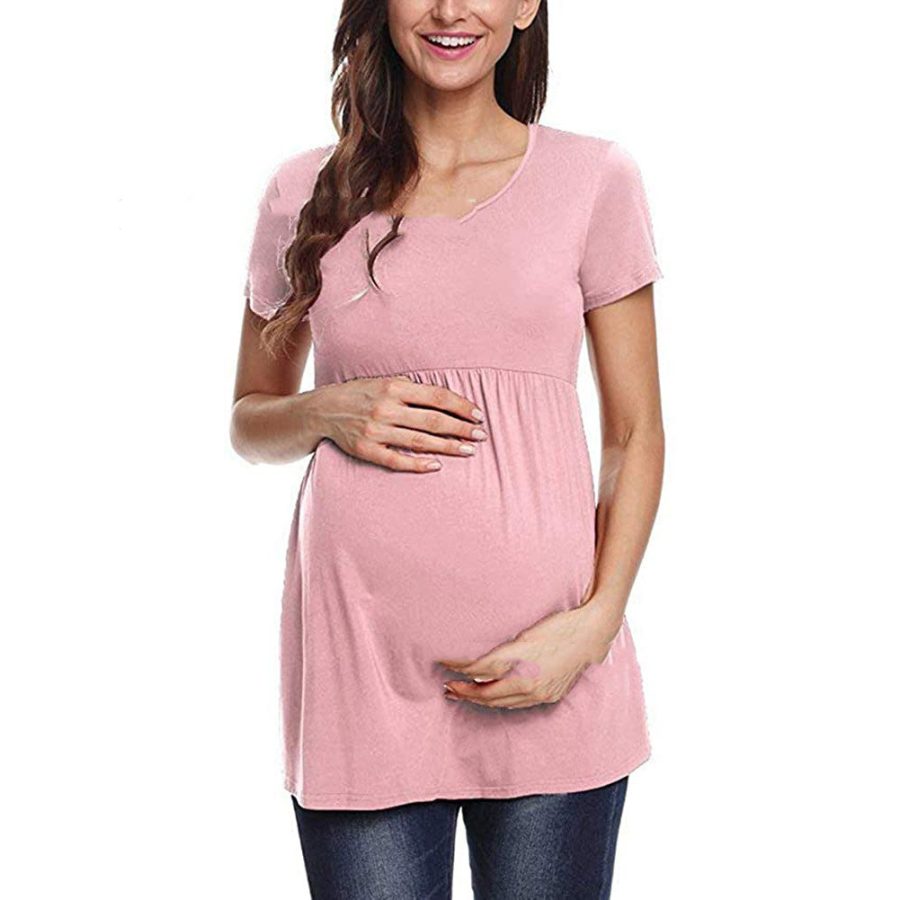 Pregnant Women Breastfeeding Polyester T-shirt - Image 6