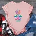 Eye Pineapple T-shirt Women - Image 2