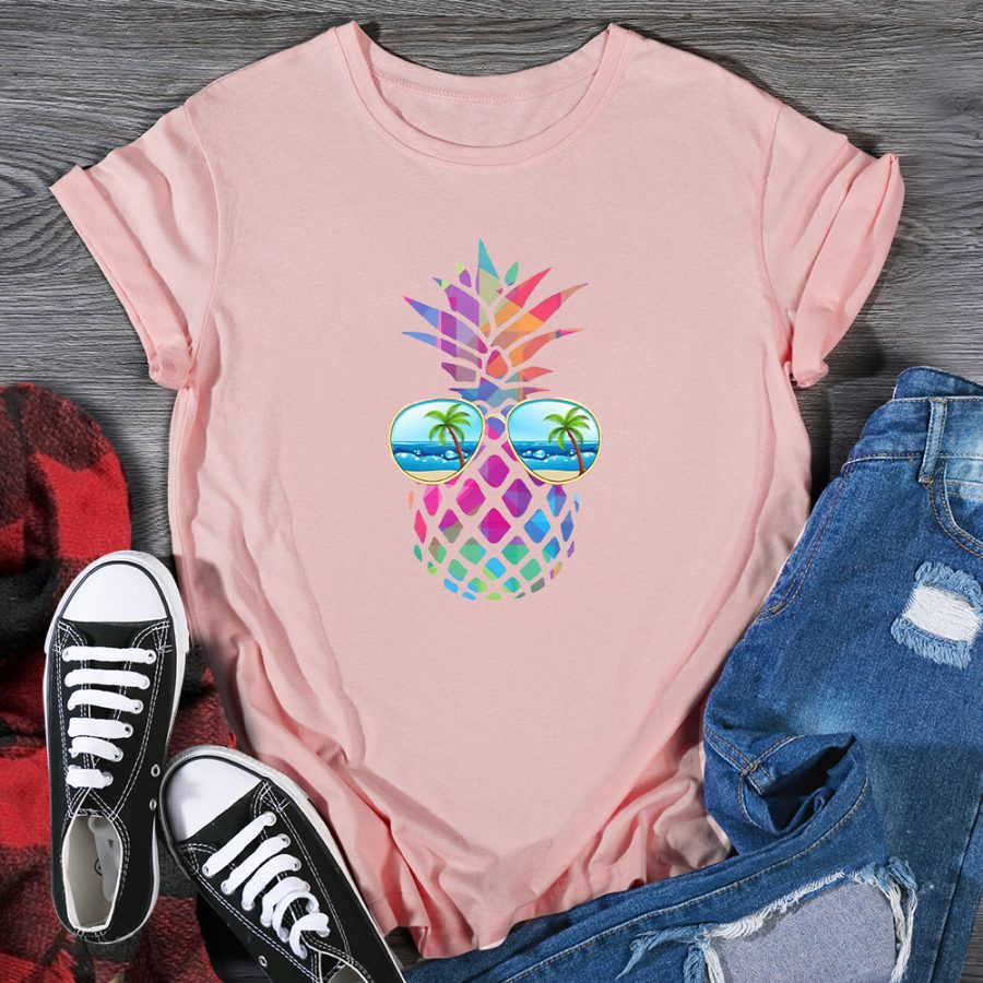 Eye Pineapple T-shirt Women - Image 2