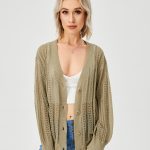 Women's Hollow Out Open Front Knit Lightweight Cardigan - Image 7