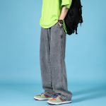 Straight Loose Jeans Men Casual Trousers Hip Hop Cargo Denim Pants With Zipper - Image 6