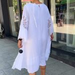 Women's Long Lace Shirt Dress - Image 2