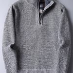 Loose Knit Coat Plush Men's Zipper Sweater - Image 2