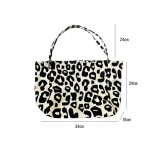 Large Capacity Animal Pattern Canvas Shoulder Bag - Image 7