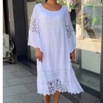 Women's Long Lace Shirt Dress - Image 5
