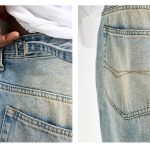 Men's Summer Retro Loose Fitting Denim Shorts - Image 6