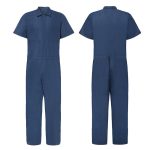 Men's Multi Pocket Lapel Collar Loose Casual Jumpsuit - Image 5