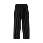 Loose Wide Leg Straight Cotton And Linen Casual Pants - Image 6