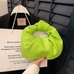 Western Style Crossbody Portable Pleated Cloud Bag For Women - Image 4