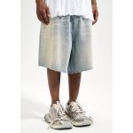Men's Summer Retro Loose Fitting Denim Shorts - Image 4