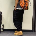 Overalls Men's Spring And Autumn Black Casual Harem Pants Elastic Waist - Image 2