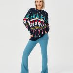 Women's Christmas Sweater Pullover Knitted Jumper Long Sleeve Crew Neck Sweater Shirt - Image 5