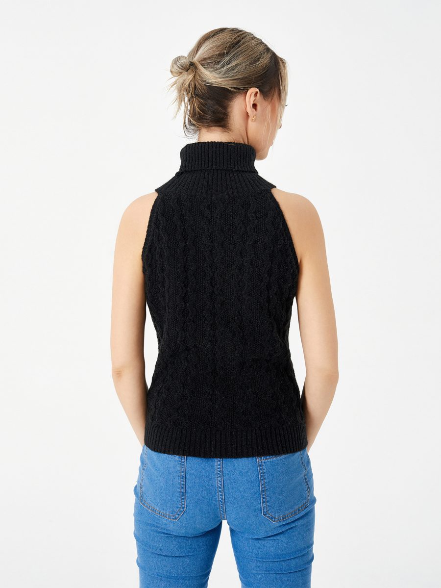 Women's Stretch Casual Turtleneck Sweater - Image 6