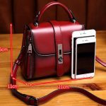 Women's Cowhide Vintage Crossbody Handbag - Image 6