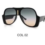 Retro Avant-garde Men And Women Fashion Big Frame Sunglasses - Image 3