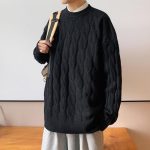 Loose Base Twist Round Neck Sweater Hand-woven Sweater - Image 3