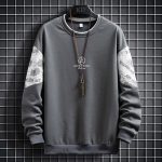 Korean Version Of Solid Color Fashion Men's Loose Long Sleeves - Image 4