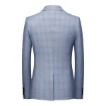 Men's Slim Fit British Check Small Blazer - Image 3