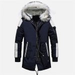 Winter Men Jacket Fur Hooded Collar Thick Warm Parka Men Coats Long Length Outwear - Image 3