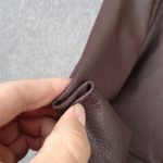 Detachable Fur Collar Flight Suit Cowhide Leather Jacket - Image 4