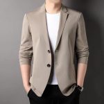 Men's Fashionable Lightweight Business Blazer - Image 4