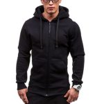 Men Black Hip Hop Mantle Hoodies - Image 5