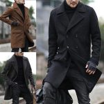 Classic woolen coat trench coat - Image 2