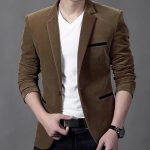 British Style Casual Slim Fit Blazer - Image 5