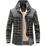 Winter Jacket Men Thicken Warm Fleece Jackets Coats Pure Cotton Plaid Jacket Military Clothes - Image 9