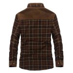 Winter Jacket Men Thicken Warm Fleece Jackets Coats Pure Cotton Plaid Jacket Military Clothes - Image 5